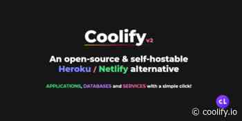 Coolify - An open-source and self-hostable Heroku/Netlify alternative
