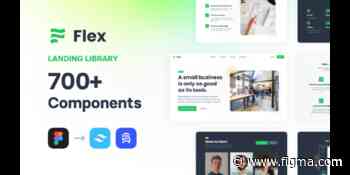 Flex UI library for Figma - 700+ free Figma sections built for Tailwind CSS