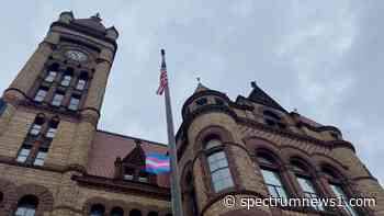 Cincinnati hoists trans pride flag at city hall to mark Transgender Day of Visibility - Spectrum News 1