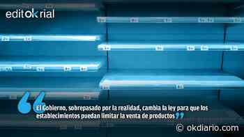 El ‘milagro económico’ de Sánchez: hacia la cartilla de racionamiento - Okdiario