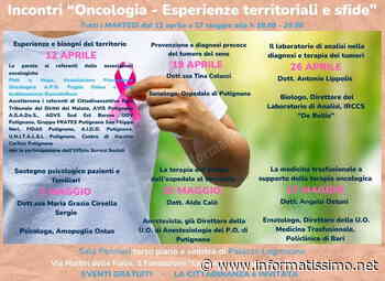 Putignano - Oncologia: 6 appuntamenti dedicati a prevenzione, diagnosi, terapia e sostegno - Putignano Informatissimo