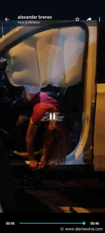 Viral video sangriento de Keyla Sánchez tras aparatoso choque esta madrugada - Diario Extra Costa Rica