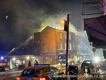 Lewisham Road fire destroys second floor of flat