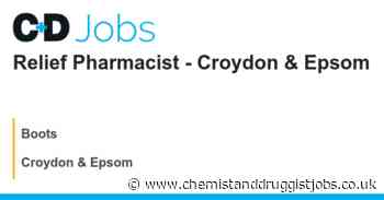 Boots: Relief Pharmacist - Croydon & Epsom