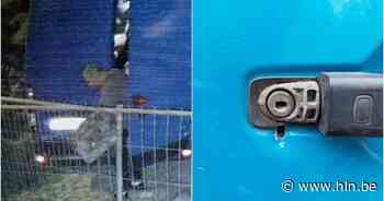 Dieven boren gaatje onder slot en halen in amper vijf minuten tijd volledige bestelwagen leeg in Drongen - Het Laatste Nieuws