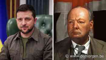 Elke speech die Zelensky houdt, moet het niveau van Winston Churchill halen - De Morgen
