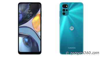 Moto G22 India Launch Date Tipped for Early April, Could Be Powered by MediaTek Helio G37