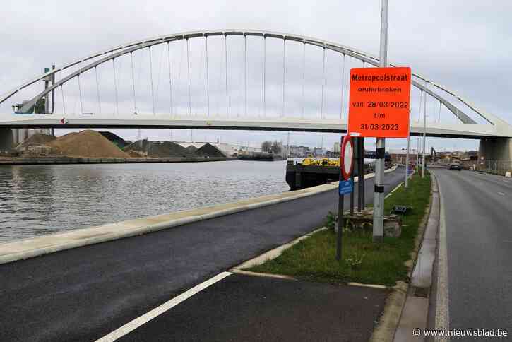 Jaar lang sterke verkeershinder langs Albertkanaal: Metropoolstraat onderbroken en eenrichtingsverkeer op Albertkanaalbaan