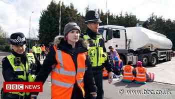 Just Stop Oil protests: Terminal operations suspended and arrests made