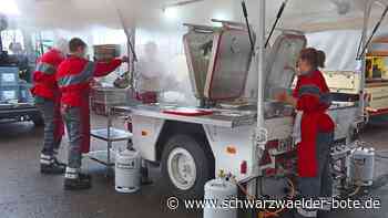 DRK übernimmt Erstversorgung: Rund 50 Flüchtlinge im ehemaligen Gertrud-Teufel-Heim in Nagold aufgenommen