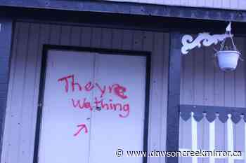 Be on the lookout for graffiti tagger in Pouce Coupe - Dawson Creek Mirror