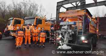 Das Winter-Comeback: Der Winterdienst hält für Aachen 30 Fahrzeuge bereit - Aachener Zeitung