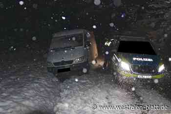 Stemwede: Transporter-Fahrer in Gewahrsam genommen - Westfalen-Blatt