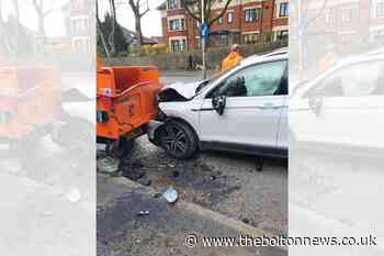 Man in serious condition after Blackburn Road Bolton crash - The Bolton News