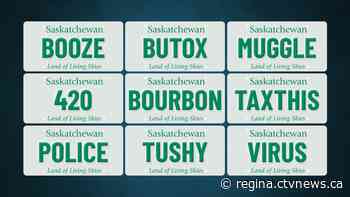 'People can get really creative': Here's a list of words and phrases banned from Sask. licence plates