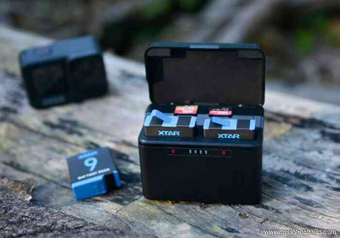 XTAR GP2 GoPro action camera portable battery charger