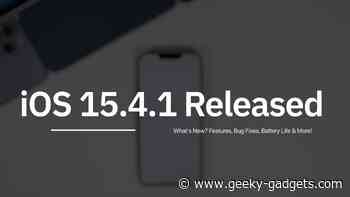 iOS 15.4.1 software update in action (Video)