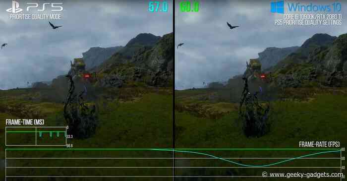 Death Stranding Directors Cut PC vs PS5 performance analysis