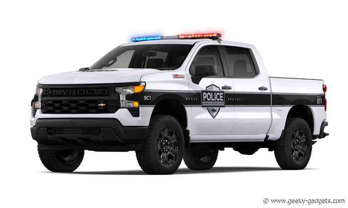 Chevrolet Silverado Police Pursuit Vehicle revealed
