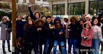 Sneeuwpret op de speelplaats - Het Laatste Nieuws