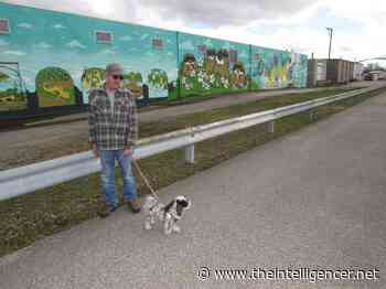Mural Provides Change of Scenery on Wheeling Heritage Trail - Wheeling Intelligencer