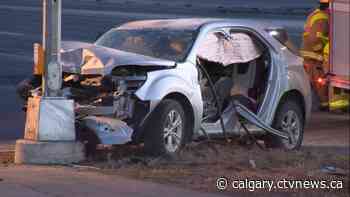 Driver in critical condition following crash at intersection of Sarcee Trail and Richmond Road | CTV News - CTV News Calgary