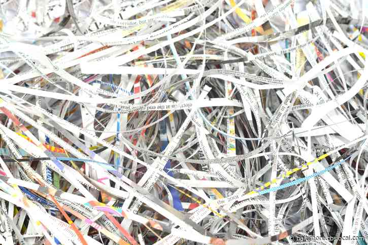 Baltimore City Hosting Free Shredding Event On Saturday