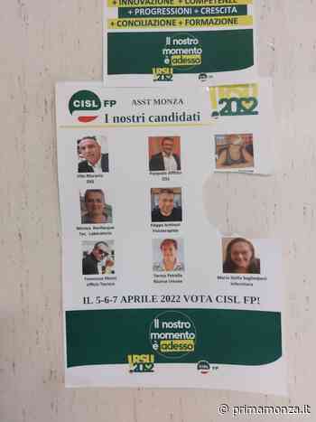 Vandalizzati i manifesti per l'elezione RSU in ATS e ASST Monza - Prima Monza