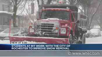 RIT working with City of Rochester to improve snow removal