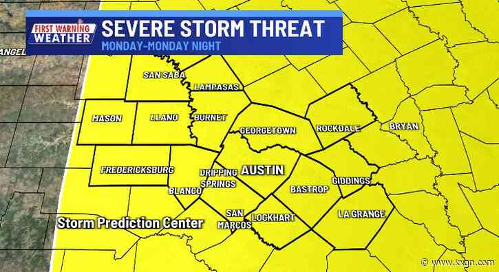 Severe weather possible Monday following pleasant spring weekend