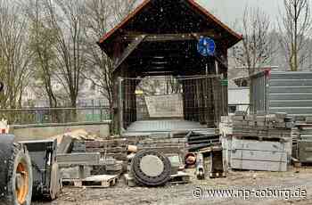 Vorderer Floßanger - Fußgängerbrücke bleibt auch weiter gesperrt - Neue Presse Coburg