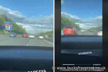 Tik Tok video shows cars weaving through traffic at speed on M40 - Bucks Free Press