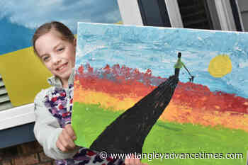 8-year-old Lower Mainland resident sells paintings to help Ukrainians – Langley Advance Times - Langley Advance Times