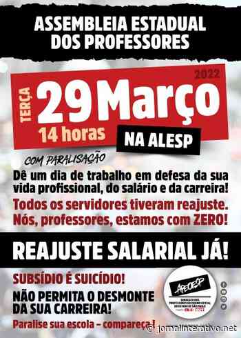 Professores da rede estadual realizam carreata em Dracena - Jornal Interativo