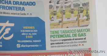 Hay en Macuspana yacimientos de gas - Diario Presente