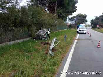 Quadriciclo si ribalta in via Cardarelli e finisce nella cunetta - Termoli Online