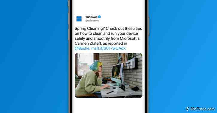 Microsoft deletes tweet featuring an M1 iMac from official Windows account