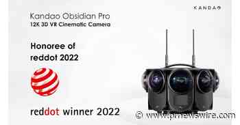 Kandao Obsidian Pro gewinnt Red Dot Award für die erste cineastische 12K 3D Panorama VR Kamera