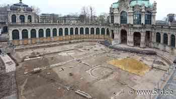 Dresden: Ältester Brunnen im Zwinger entdeckt | Regional - BILD