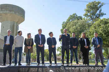 Buenos Aires: Katopodis y Kicillof inauguraron la nueva Estación de Bombeo y Cisterna en General Madariaga - Argentina.gob.ar Presidencia de la Nación