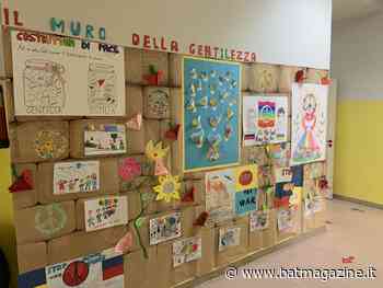 Trani - Al 3° Circolo "D'Annunzio" gli studenti costruiscono "il muro della Gentilezza" - BAT Magazine