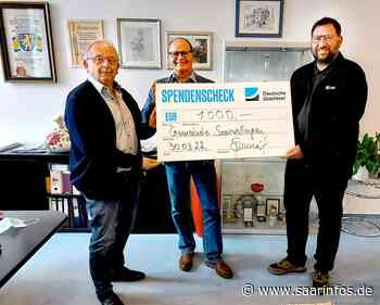Spendenübergabe der Deutschen Glasfaser für erfolgreiche Nachfragebündelung in Saarwellingen - Saarinfos