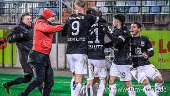 Nicolas Jann trifft zum 1:0-Auswärtssieg für den SSV Ulm 1846 Fußball