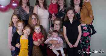 Vier generaties dochters zorgen voor achtvoudig (!) viergeslacht | Zedelgem | hln.be - Het Laatste Nieuws