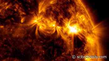 NASA’s Solar Dynamics Observatory Captures Mid-Level Solar Flare Erupting From Sun