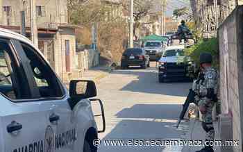 Un elemento de la Guardia Nacional es herido durante cateo en Cuernavaca - El Sol de Cuernavaca