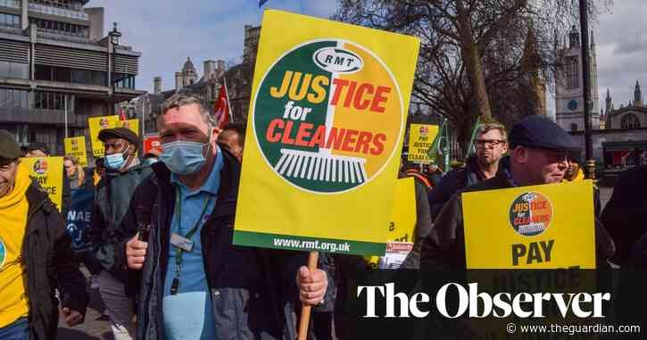 Strikes in UK at highest in five years as pay is hit by inflation