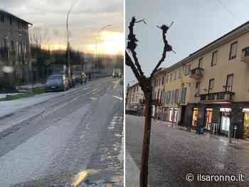 Saronno, da corso Italia coperto di grandine ai chicchi in via Roma. Le foto dei lettori de ilSaronno - ilSaronno
