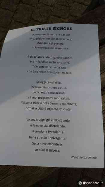 Primo aprile, ironica filastrocca politica sulle panchine di Saronno - ilSaronno