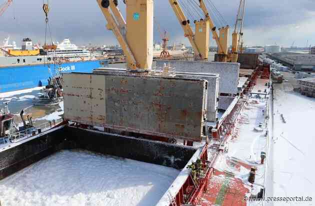 FW Bremerhaven: Weitere Pressemitteilung zum Feuer auf einem Stückgutfrachter in Bremerhaven: Feuer unter Kontrolle auf der Lascombes Majuro